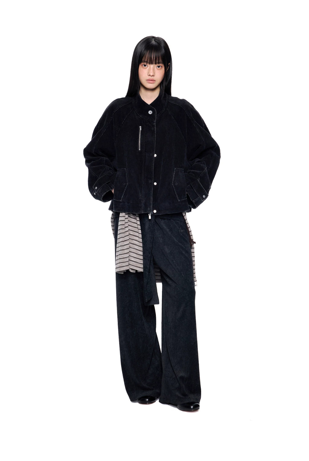 EZEK Loose and Versatile Corduroy Short Jacket