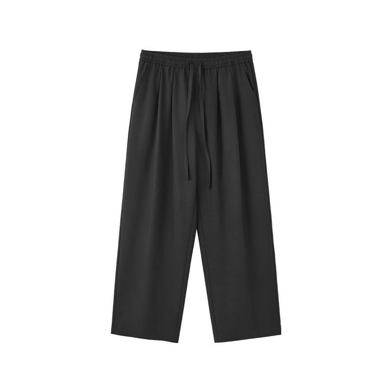 Inflation Trendy Brand Casual Loose Solid Color Men's Trousers