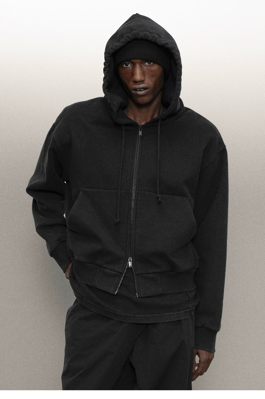Terrawear Short Zip Hooded Sweater Jacket