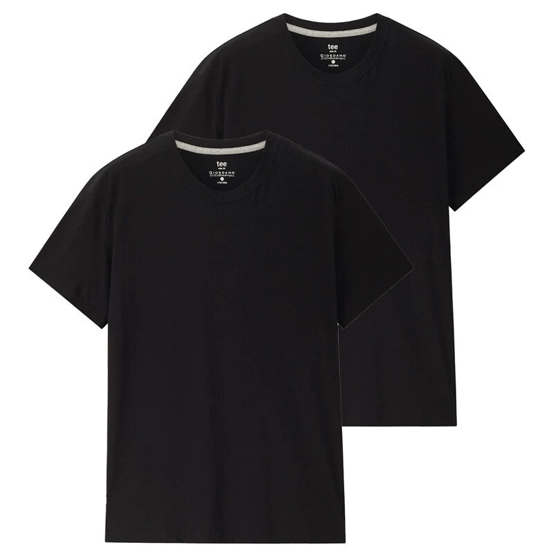 Giordano Knitted Cotton Round Neck Tee