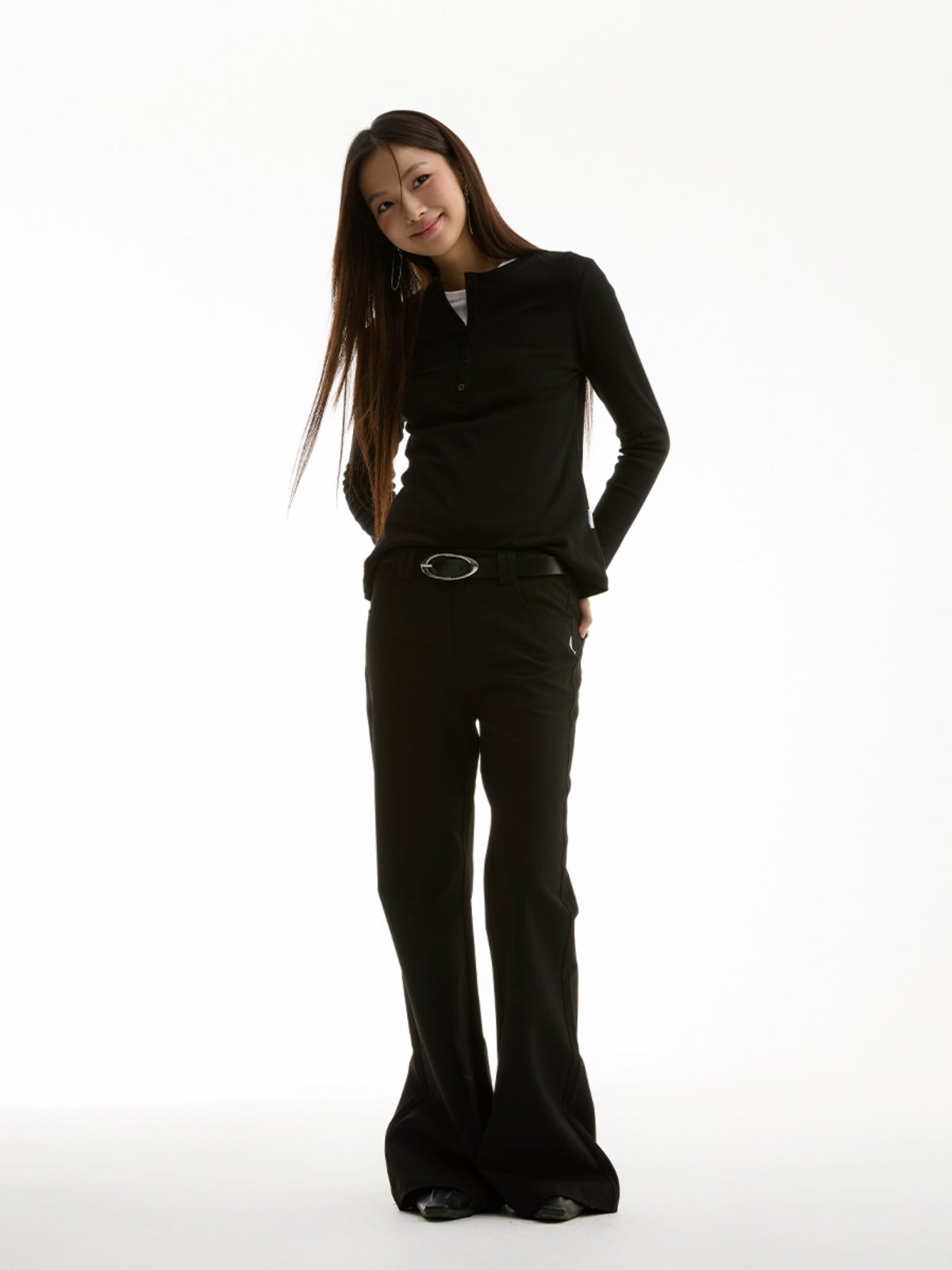 FUNKYFUN Elastic Slim Long Sleeve Base