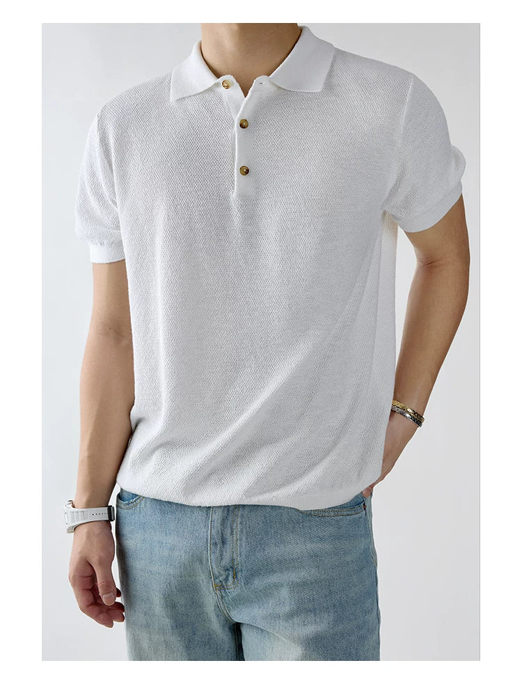 SEE ALSO Breathable Slack Knitted POLO Shirt