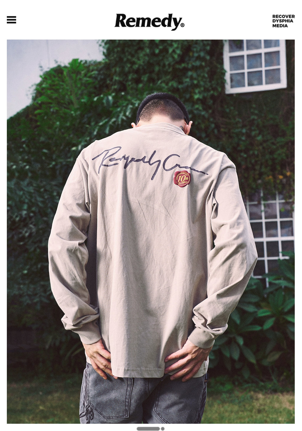 Remedy Classic Badge Long Sleeve Tee