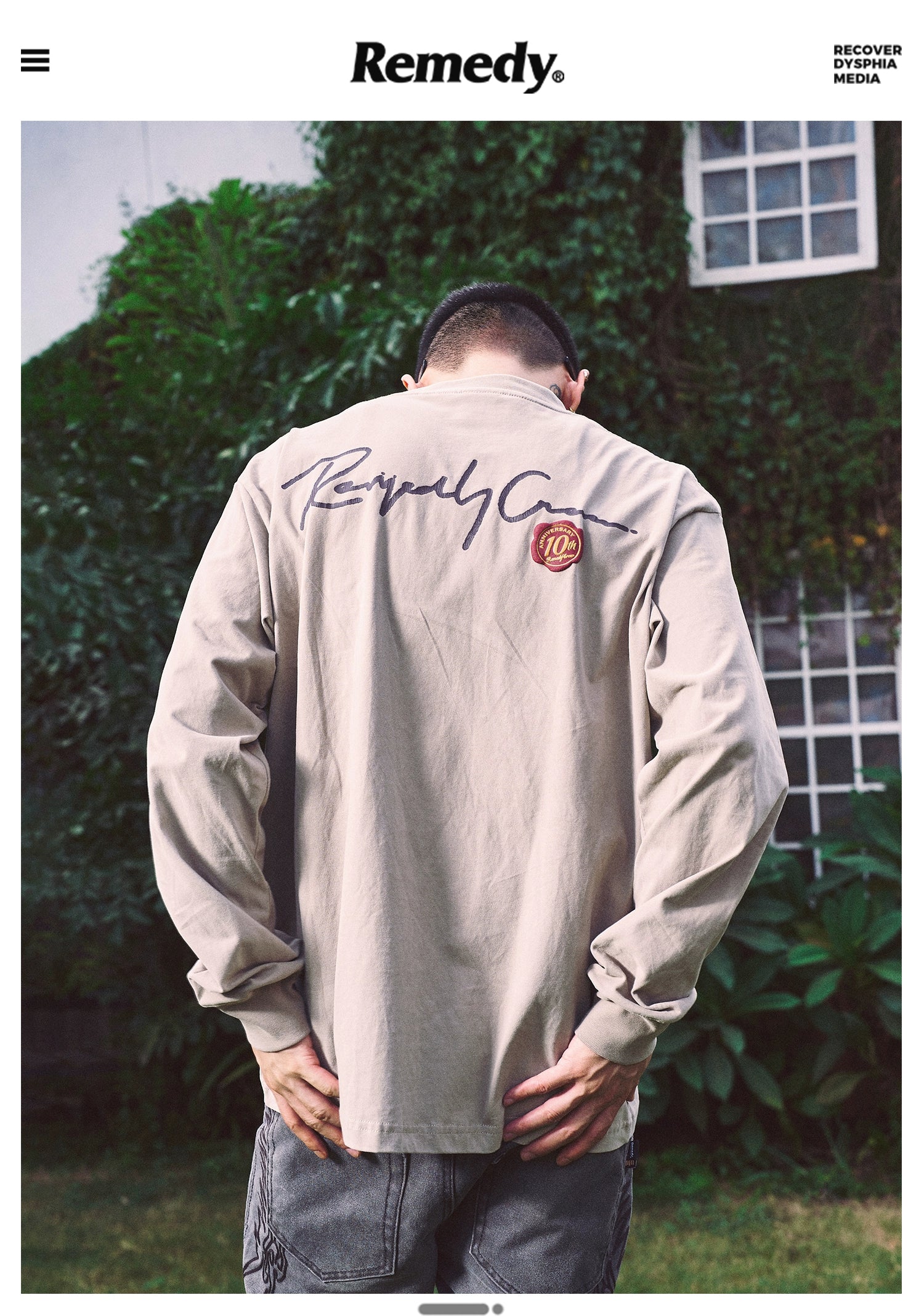 Remedy Classic Badge Long Sleeve Tee