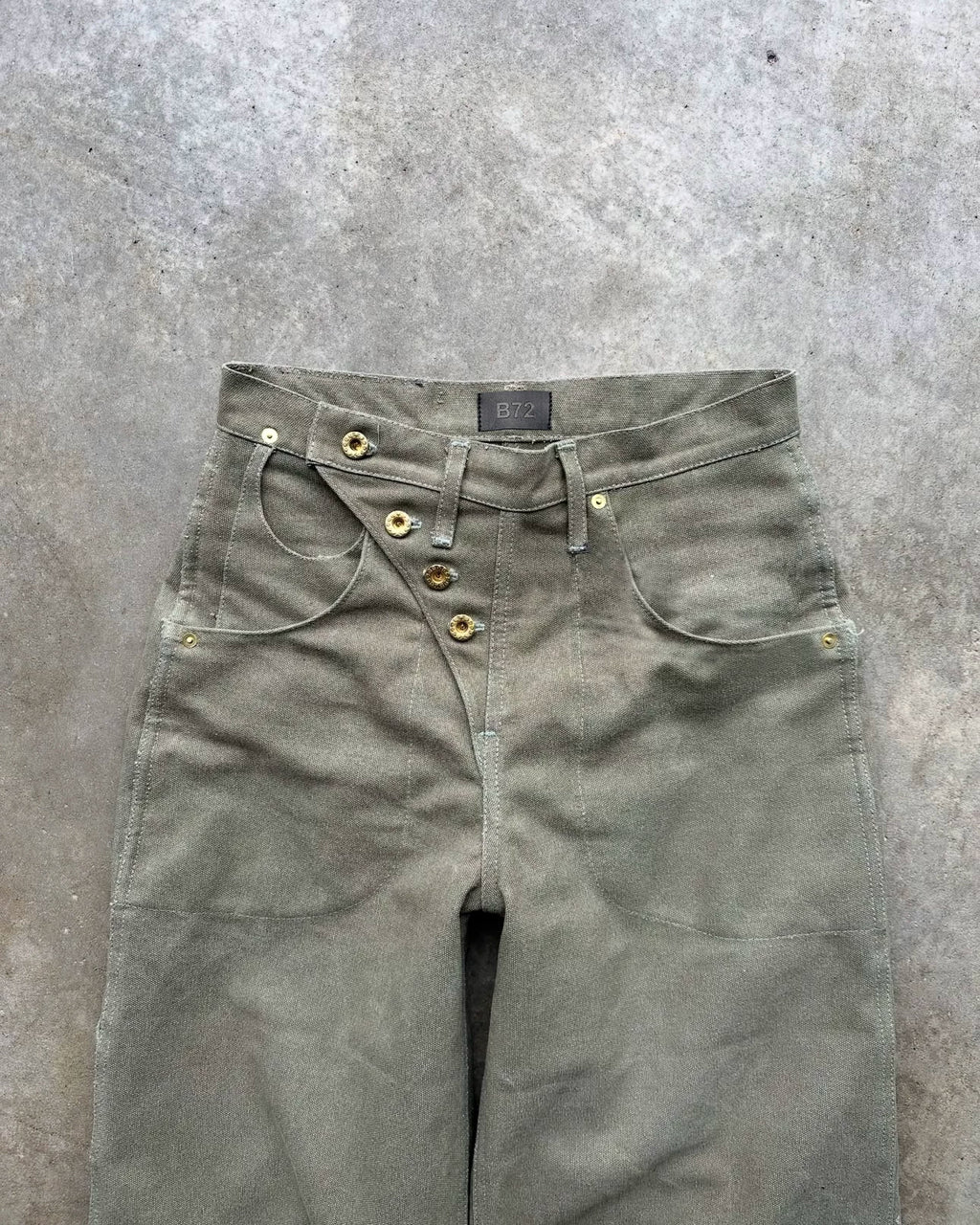 B72 Retro Straight Loose Overalls