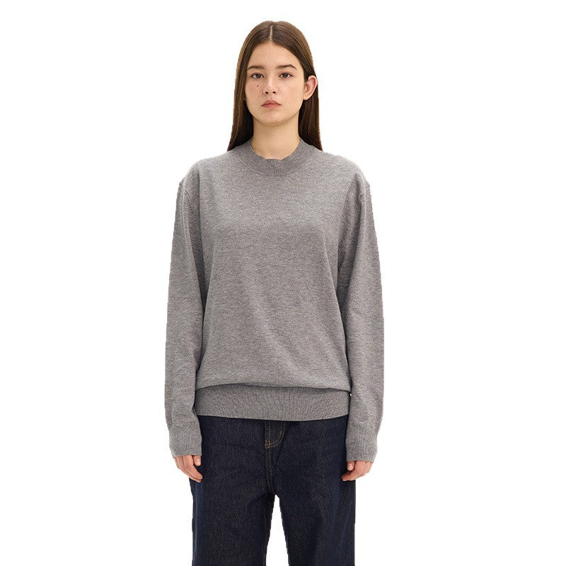UNF Small Turtleneck Front Shoulder Knitted Long Sleeves