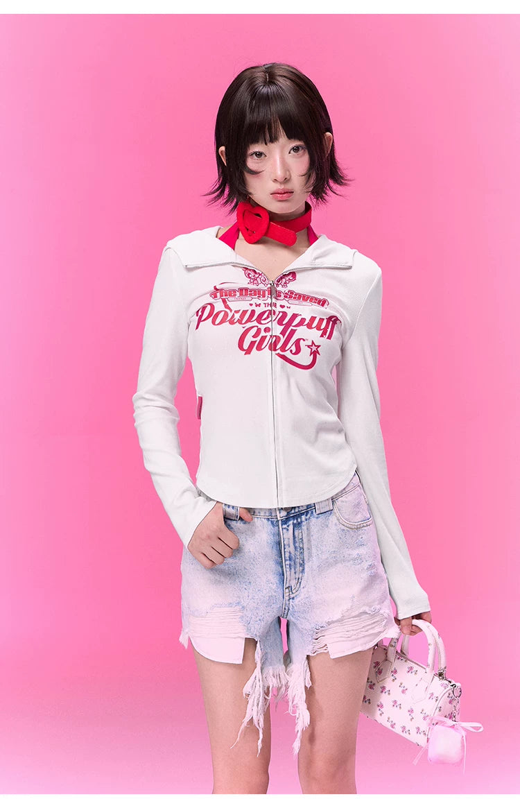 BJHG [Flying Girl Police Joint Name] Hooded Sweater