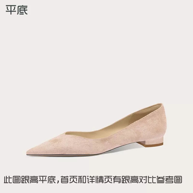 Lily Wei Temperament Versatile V-mouth High Heels