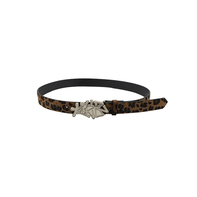 AVENUESON Two-color Leopard Print Belt