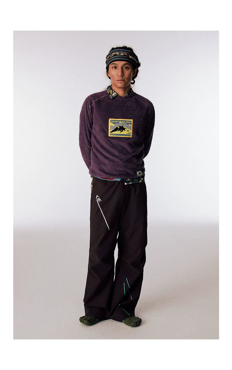 CONP Handmade Beaded Belt Off-road Hiking Waterproof Pants