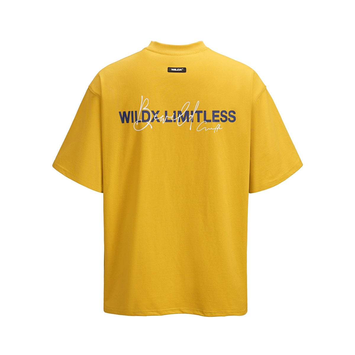 WildX Handwritten Vintage Letter Small Neckline Tee