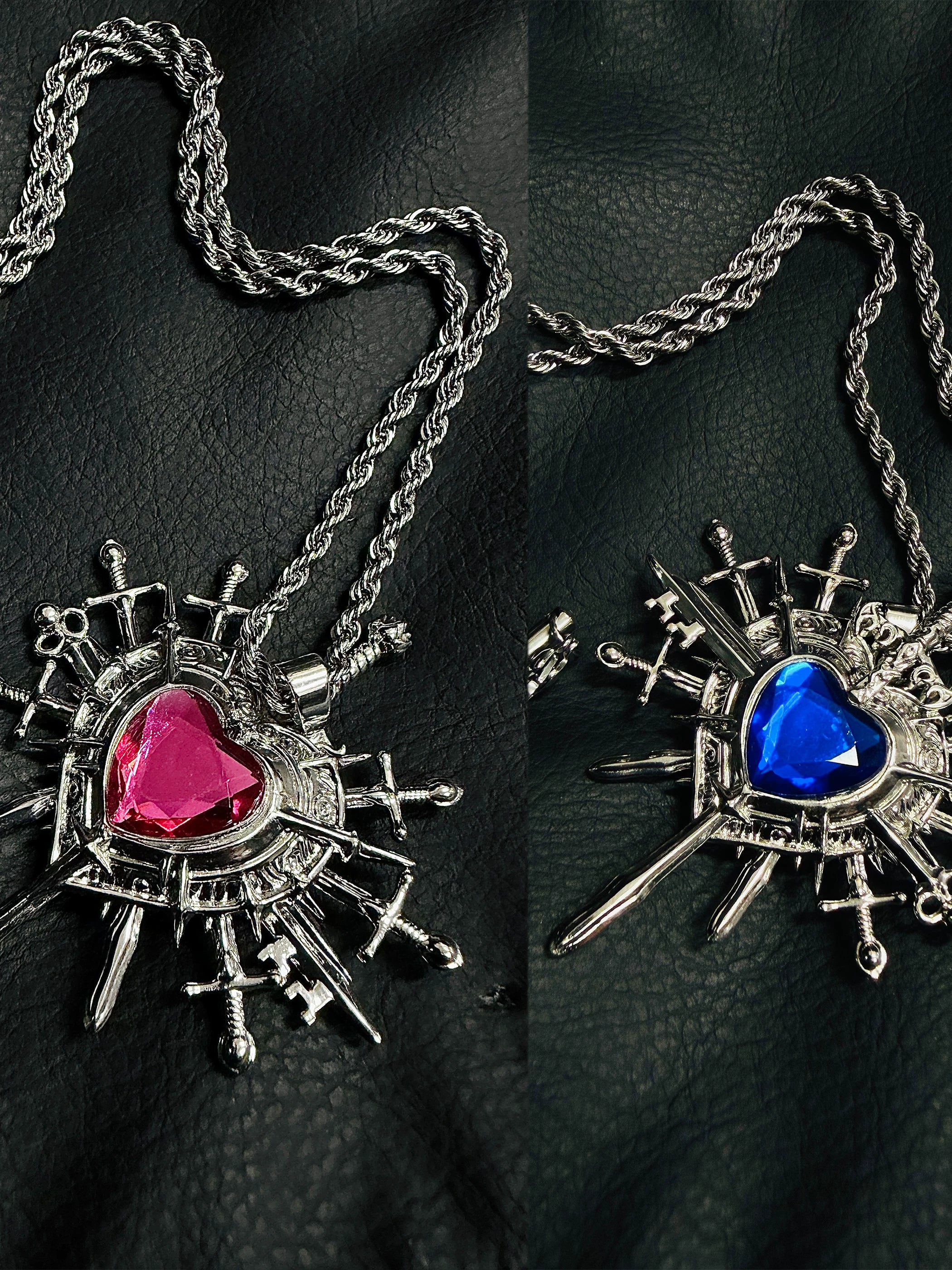 PAIKI Retro Love Splicing Necklace