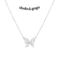 DODOGOGO Hollow Butterfly Necklace