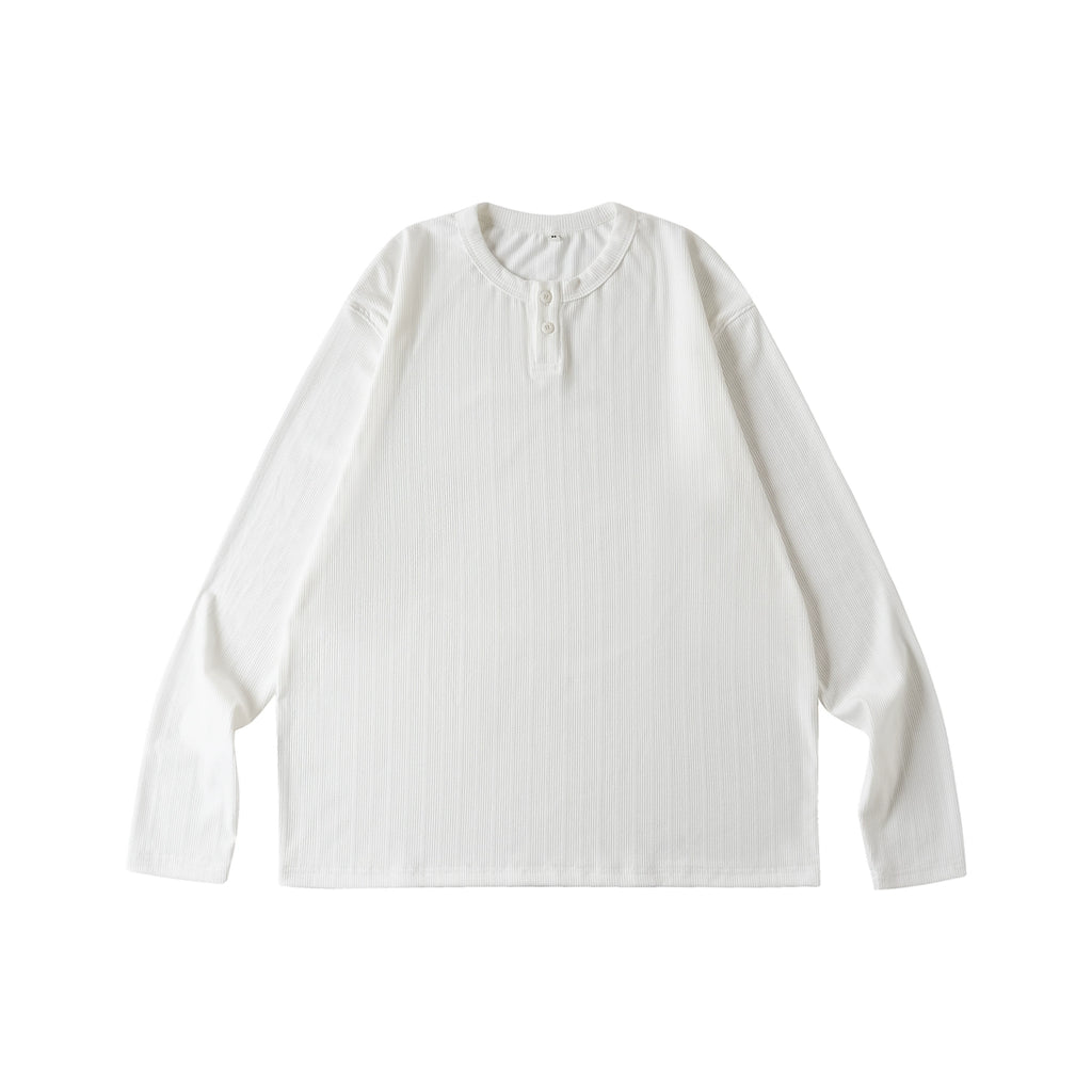 LR MADE Thin Breathable Henry Neck Bottom Long Sleeve