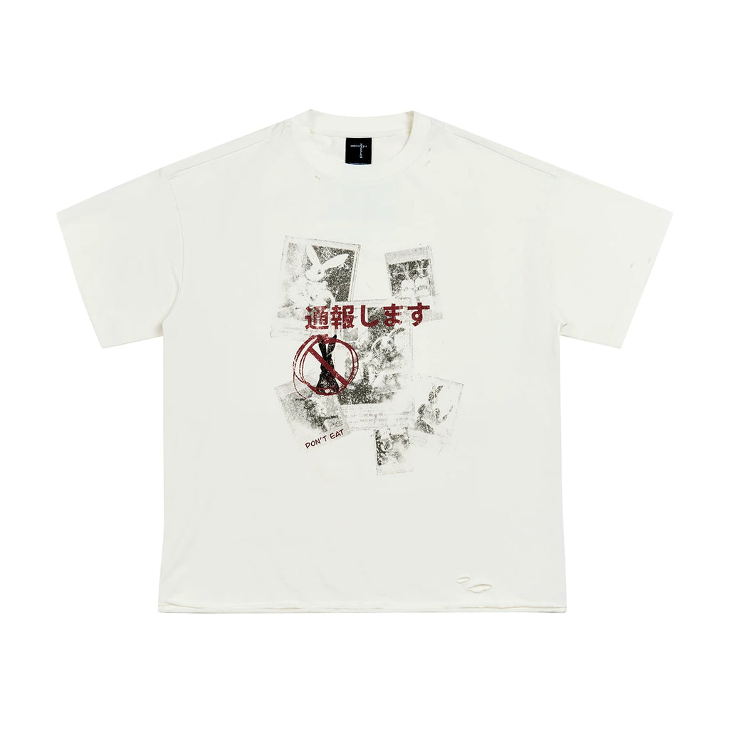 SGW Direct Injection Printing Casual Loose Tee