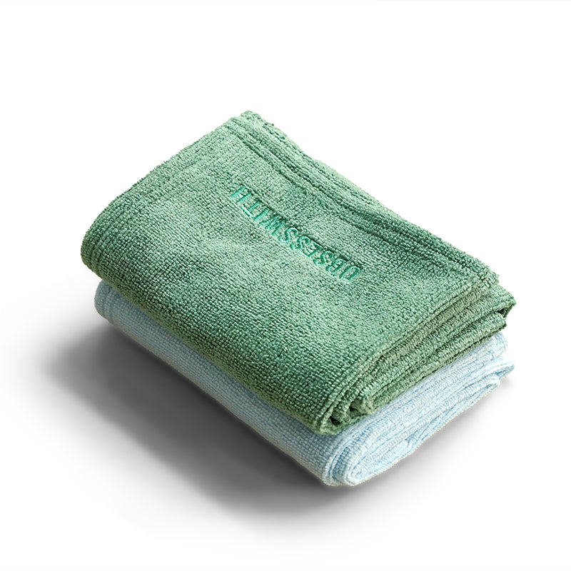 OBSESSWITH two-color embroidered towel