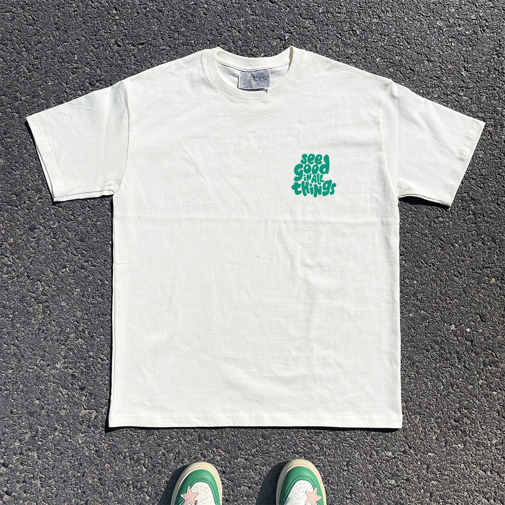 Wang Youbing Studio! SEE GOOD 260g 100% Cotton Tee