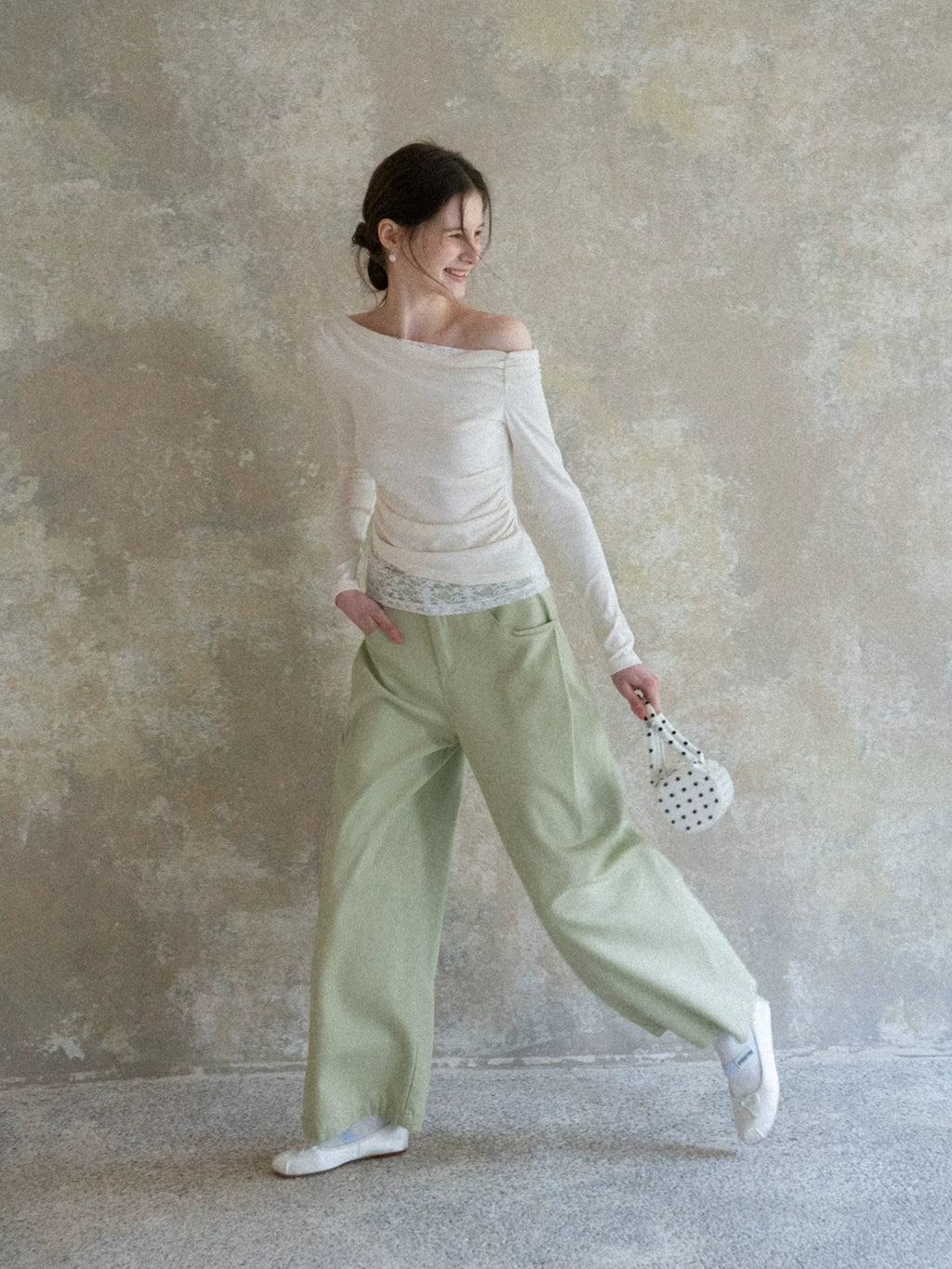 EGGKA Versatile Loose Straight Casual Pants