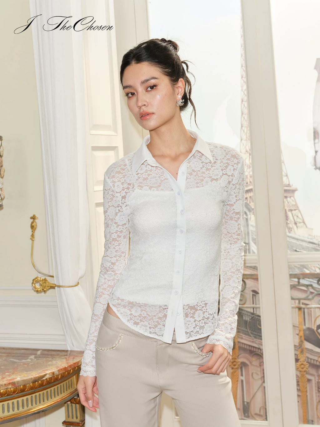 J TheChosen Lace Slim Sling Inner Set