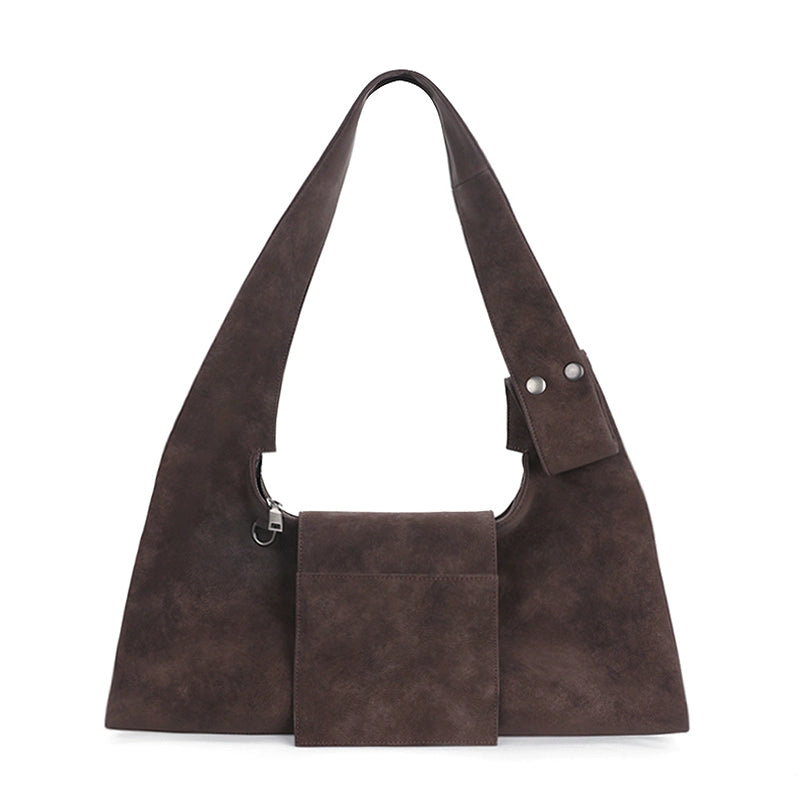 JANDRESS Rivet Shoulder Armpit Messenger Bag