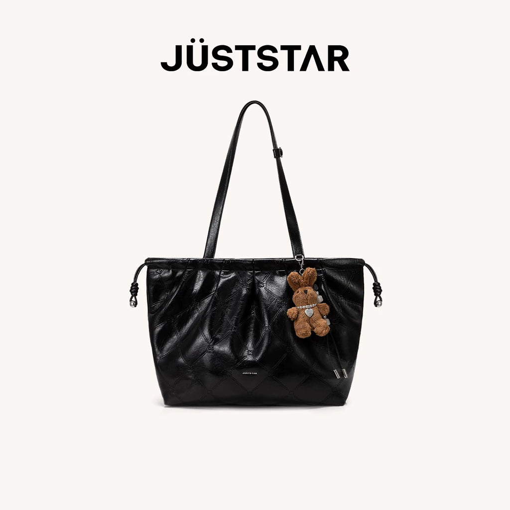 JUST STAR Large Capacity Versatile Shoulder Bag