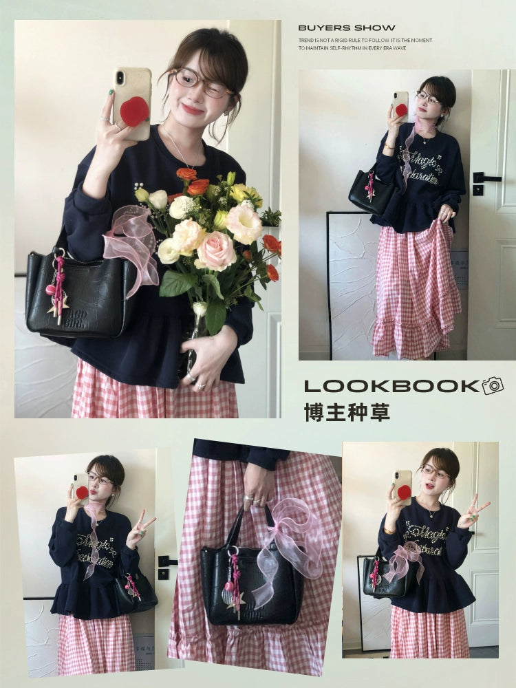 JACD Texture Niche Premium Sense Bucket Bag