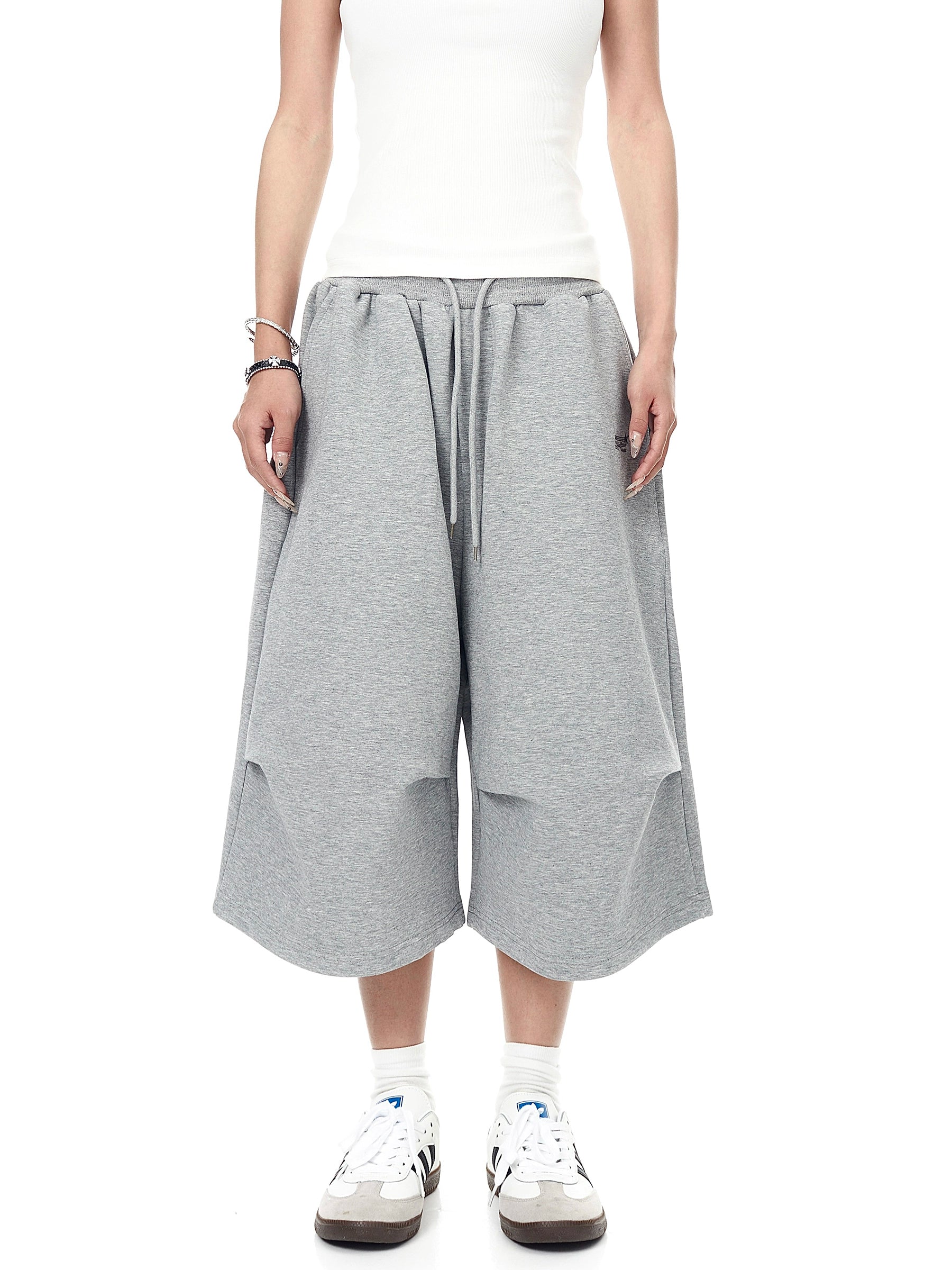 BLACKLISTS Pleated Sweatpants Shorts