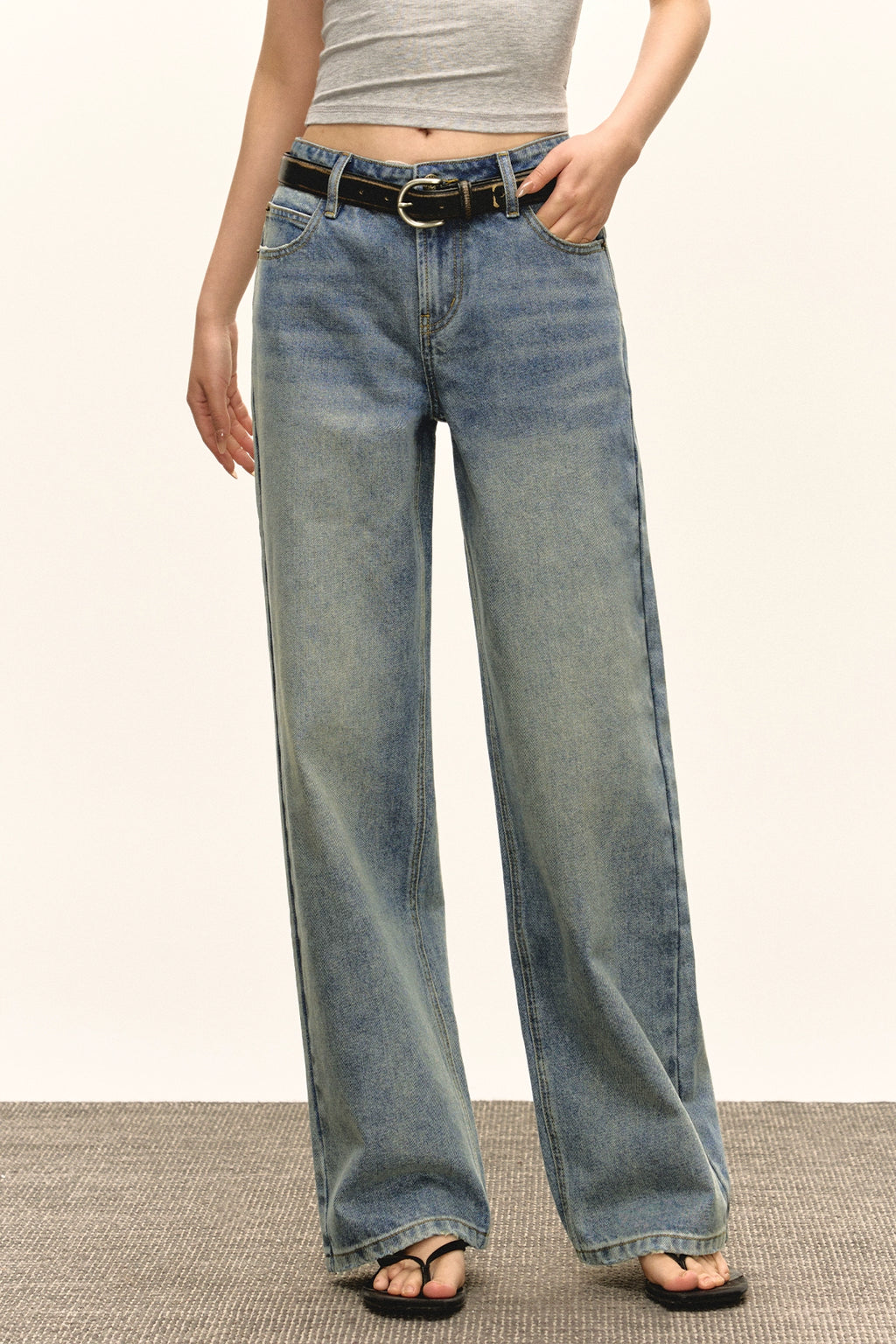 Ariseism Retro Casual Jeans