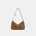 ANGELSKY Suede Fringed Niche Handbag