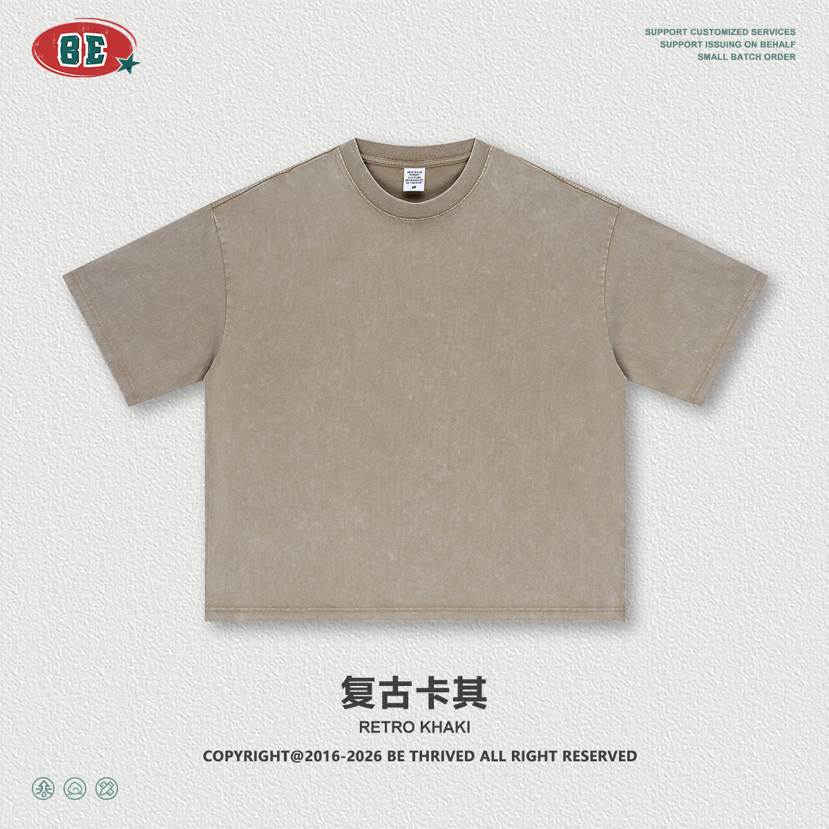BE Retro Old Loose Casual Tee