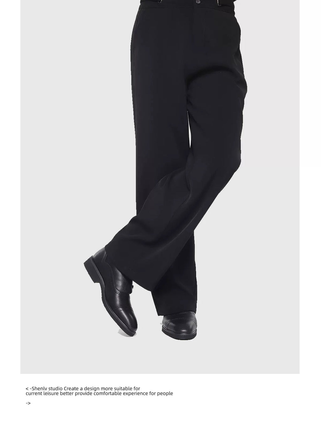 SHENLV STUDIO Button Pointed Casual Dress Chelsea Boots
