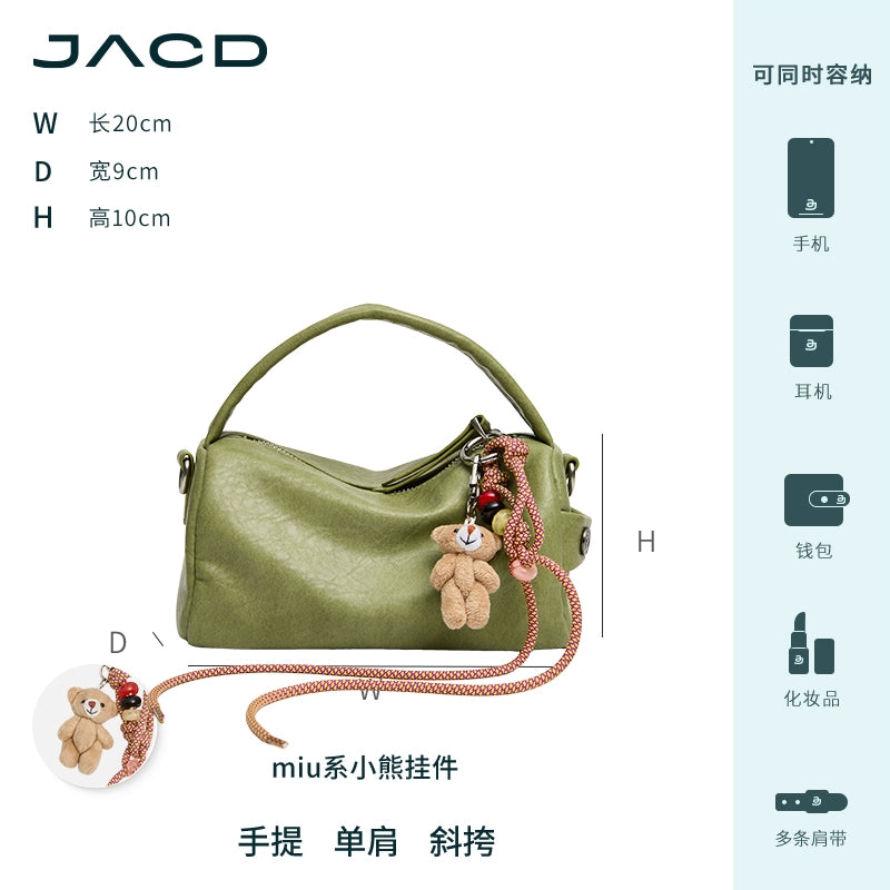 JACD Crossbody Premium Pillow Bag Portable Boston Bag