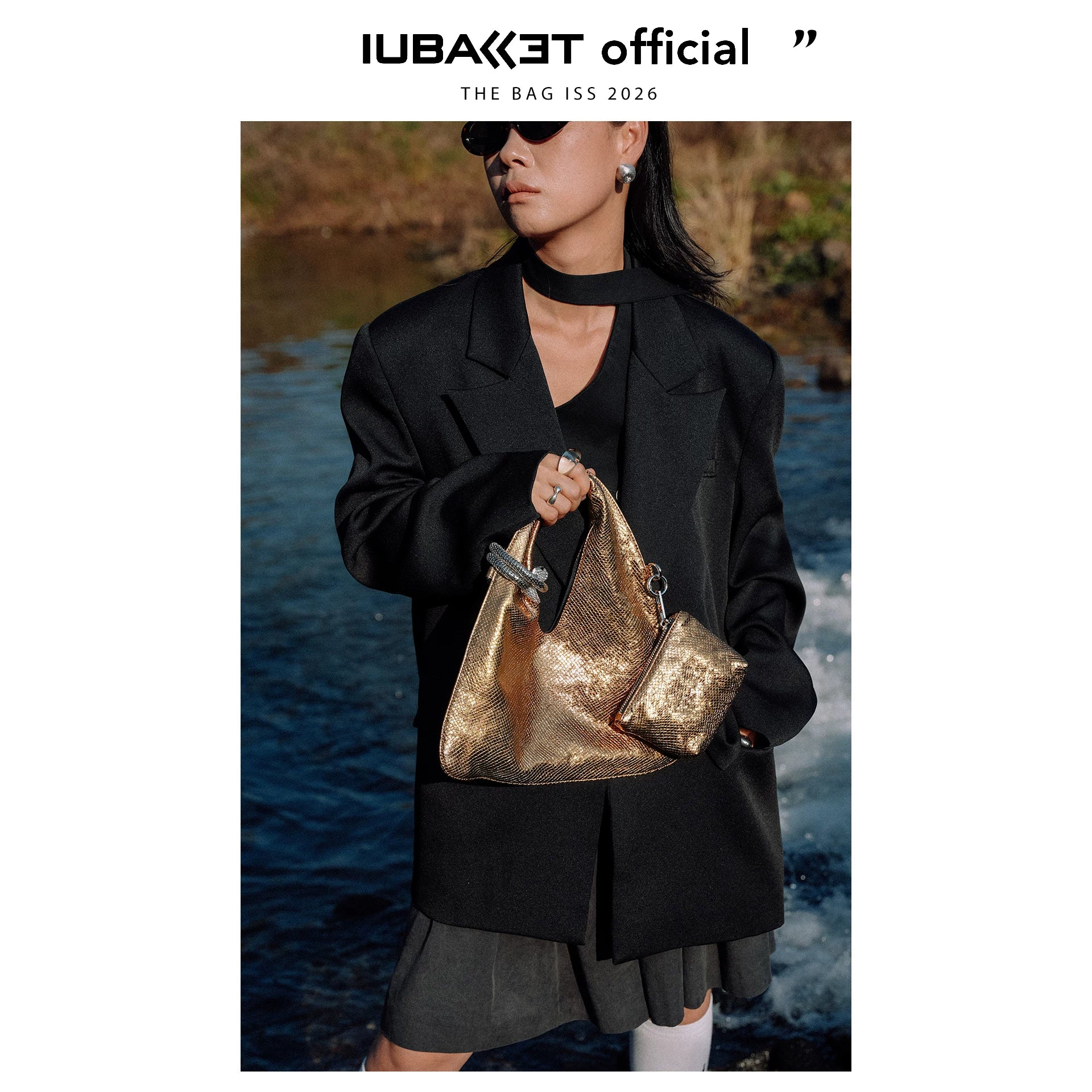 IUBALLET First-layer Cowhide Messenger Bag