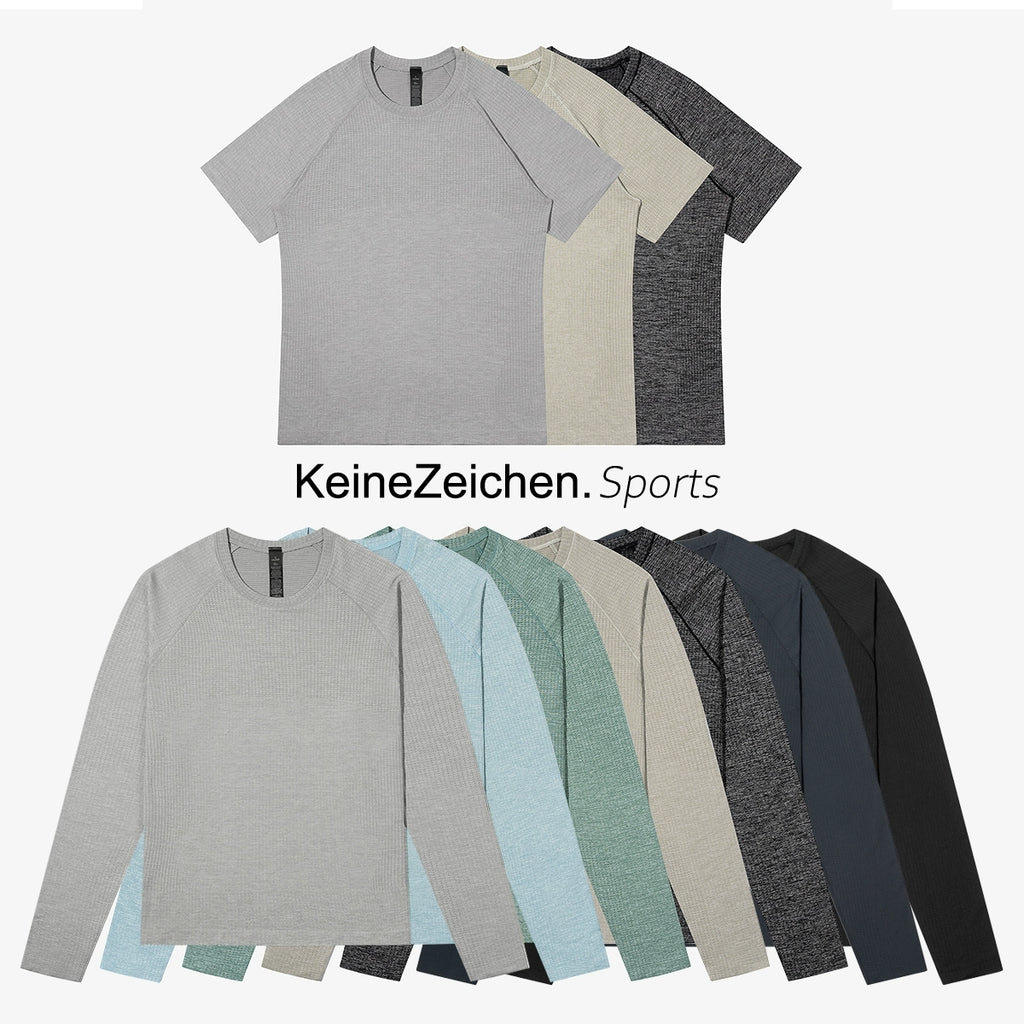 NO LOGO Sports Fitness Tight Tee