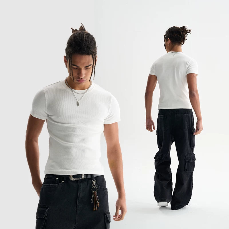 FIVEMEN Versatile Skinny Short Tee