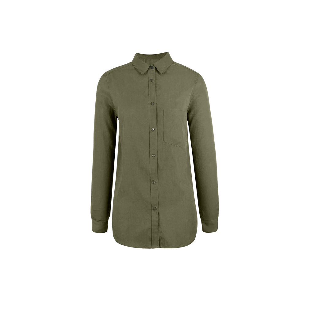 Jim Kennet Minimalist Vintage Micro Loose Long Sleeve Shirt