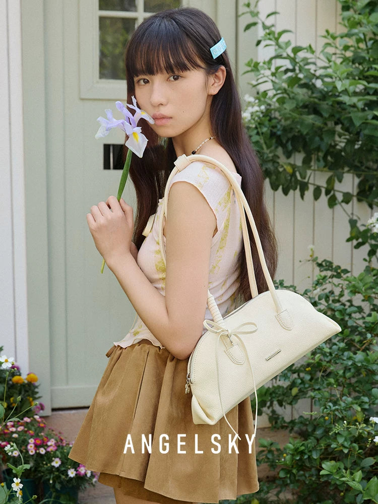 ANGELSKY Bow Niche Shoulder Bag