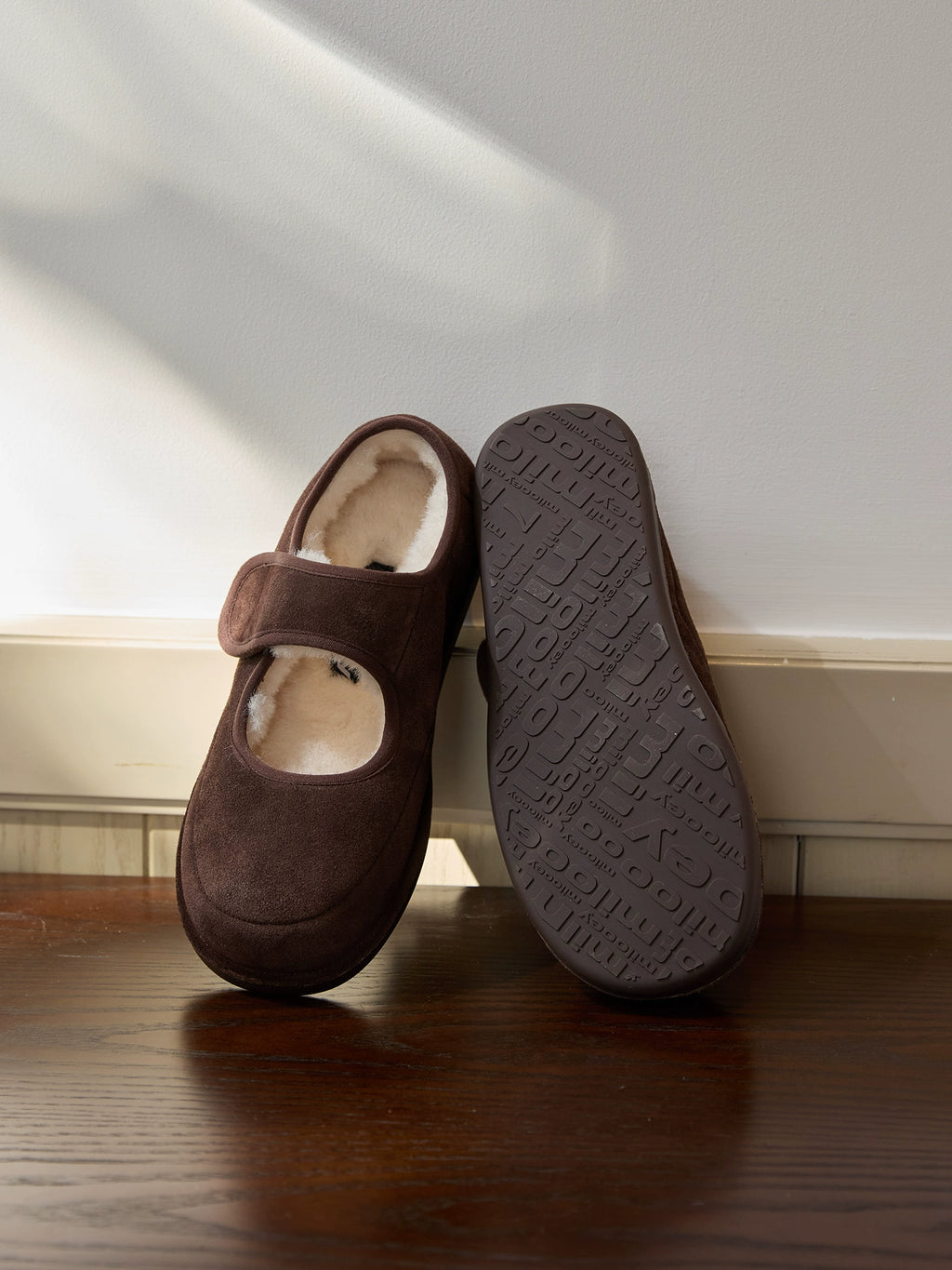 Milooey Fleece One-pedal Fluffy Shoes