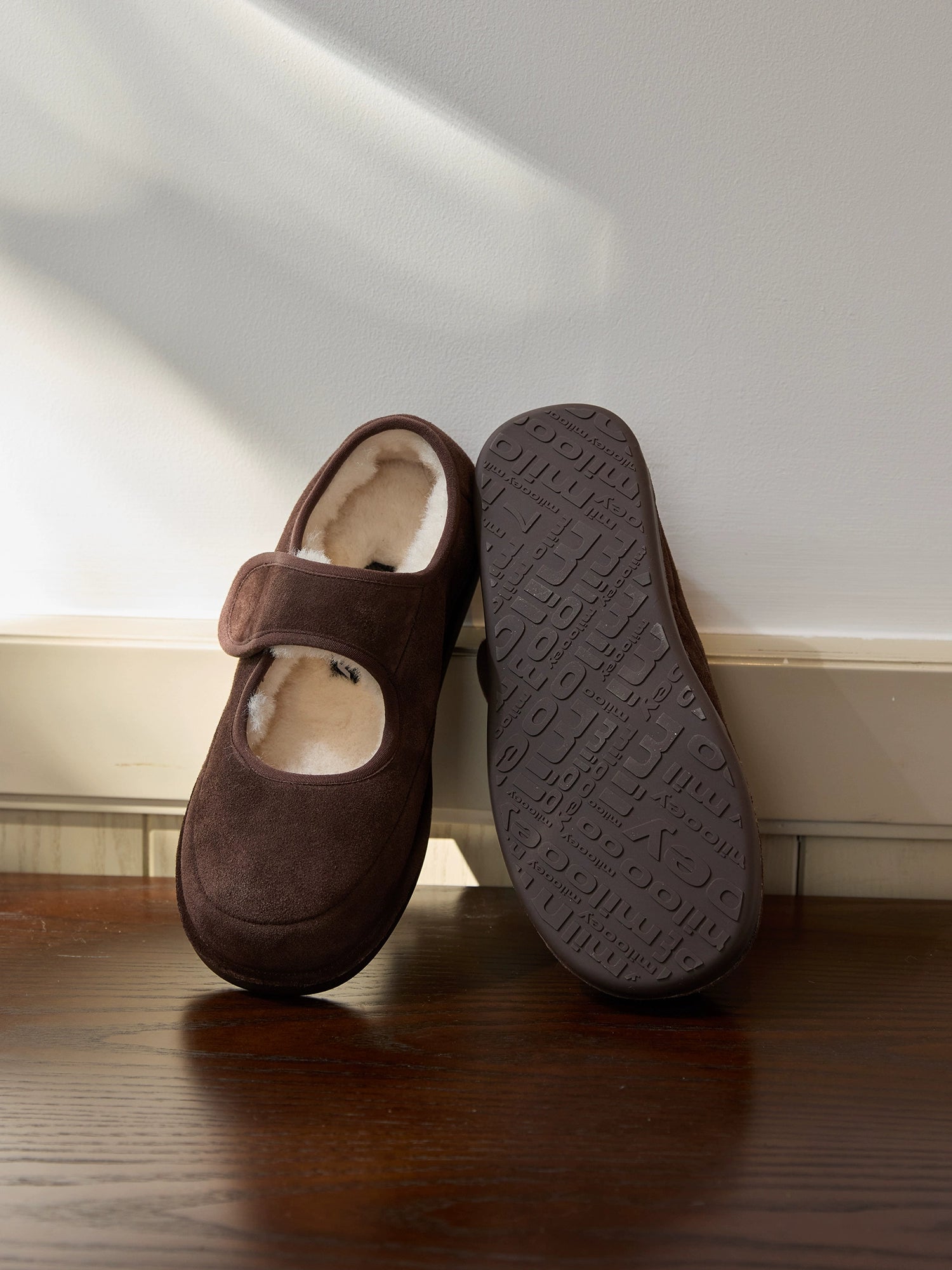 Milooey Fleece One-pedal Fluffy Shoes