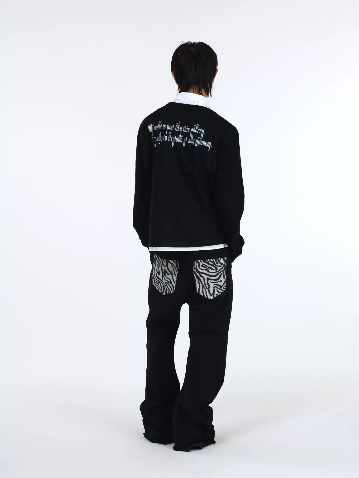 DETW Academy Fake Two Sweater Polo Shirt