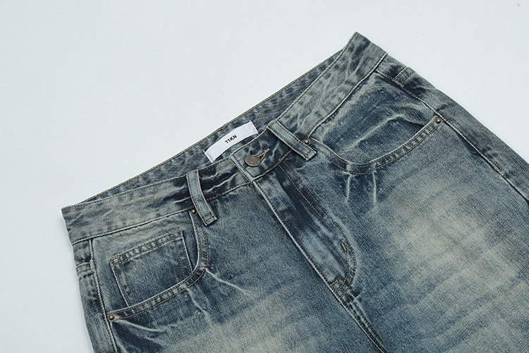 11KN Old Straight Thin Jeans