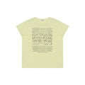FUNKYFUN Pin Slogan Old Sense Printing Tee
