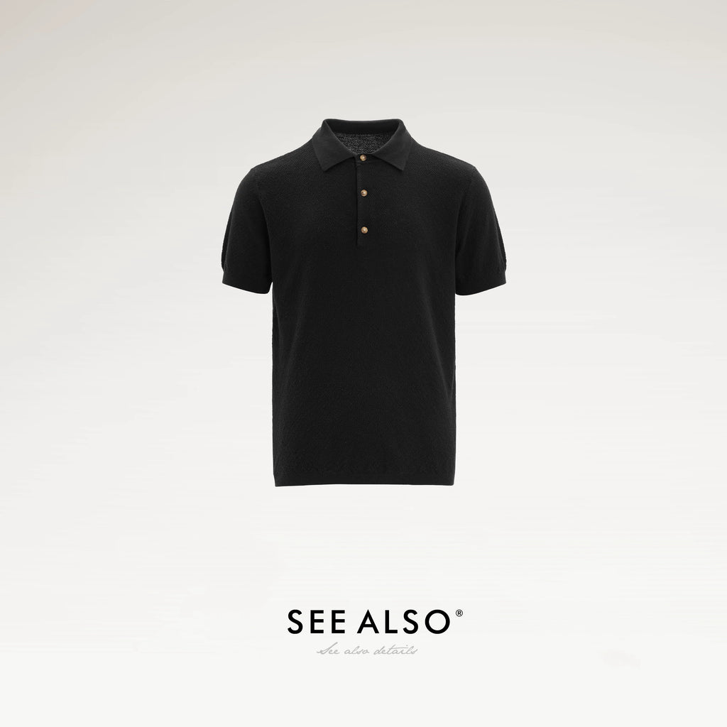 SEE ALSO Breathable Slack Knitted POLO Shirt