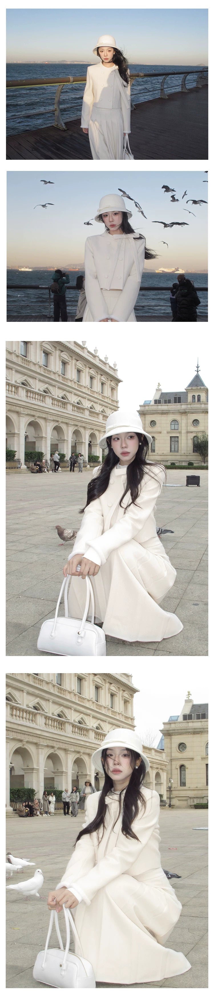 Wildberry Daughter Style Fashion Elegant and Thin Two-piece Suit