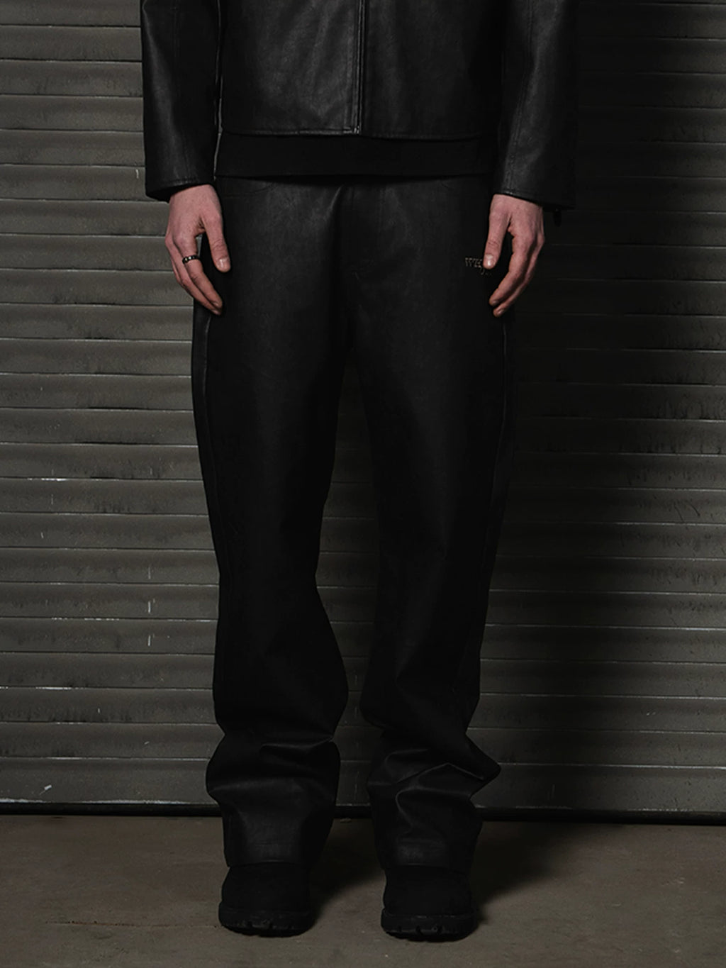 WHOOSIS Versatile Casual Leather Pants