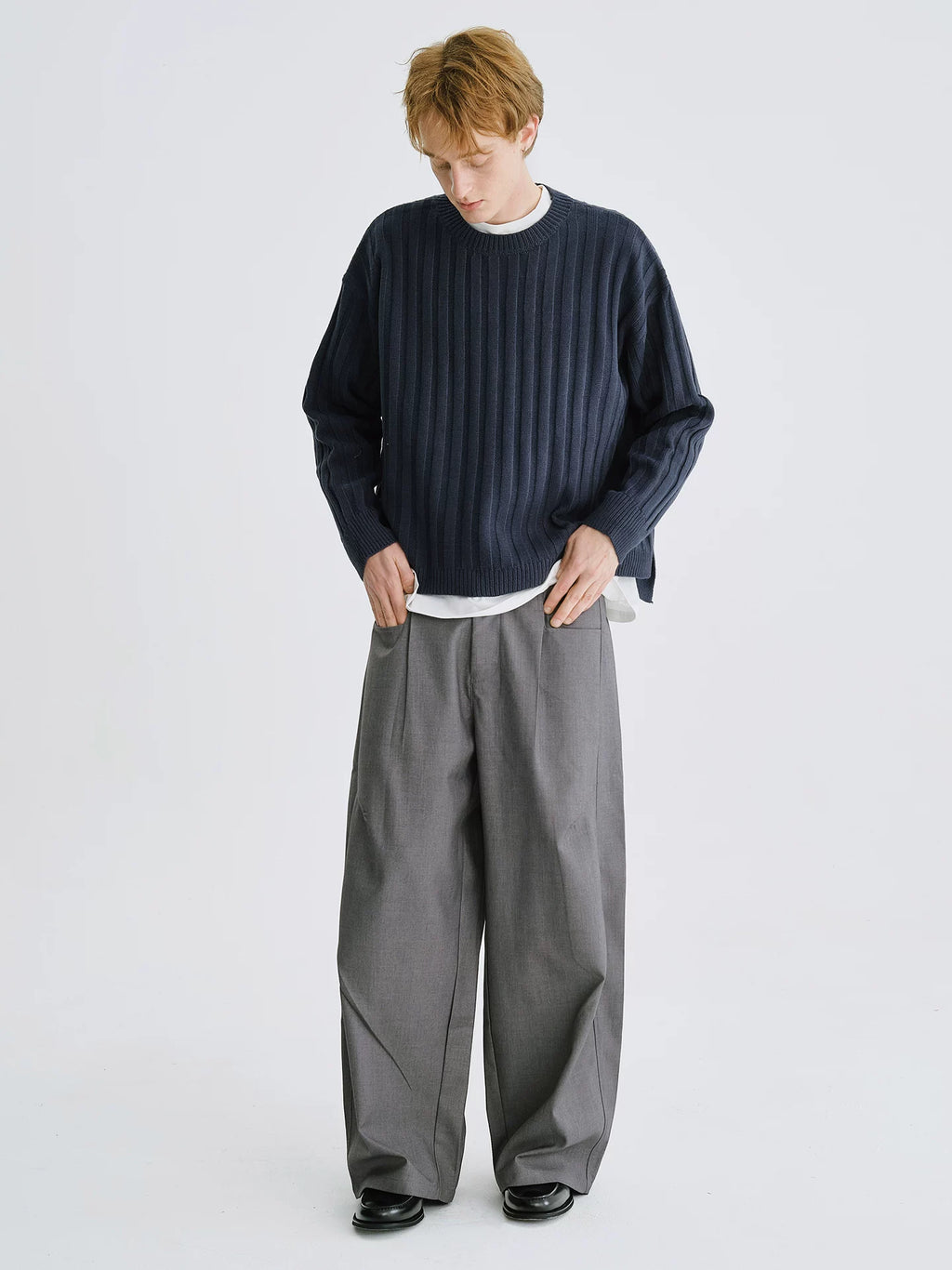 LIVINGTOWN Casual Versatile Loose Straight Pants
