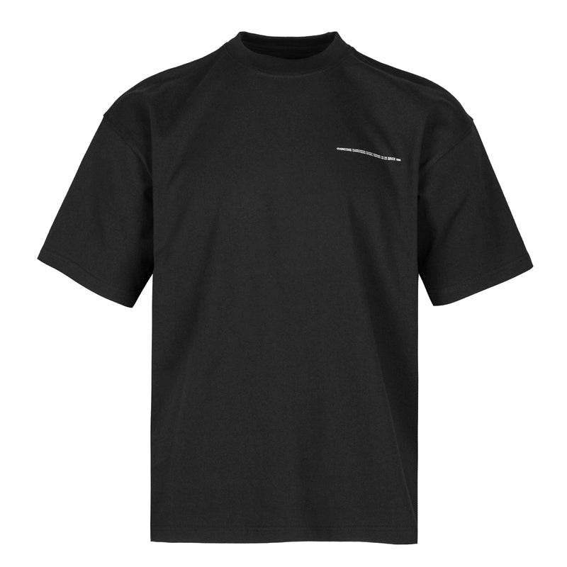 OD Small LOGO Casual Loose Versatile Round Neck Tee