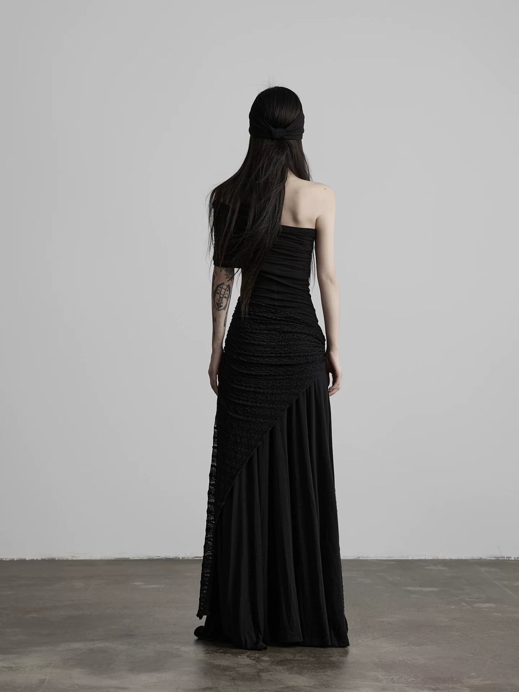 INDULGE High Stretch Slim One-word Shoulder Dress