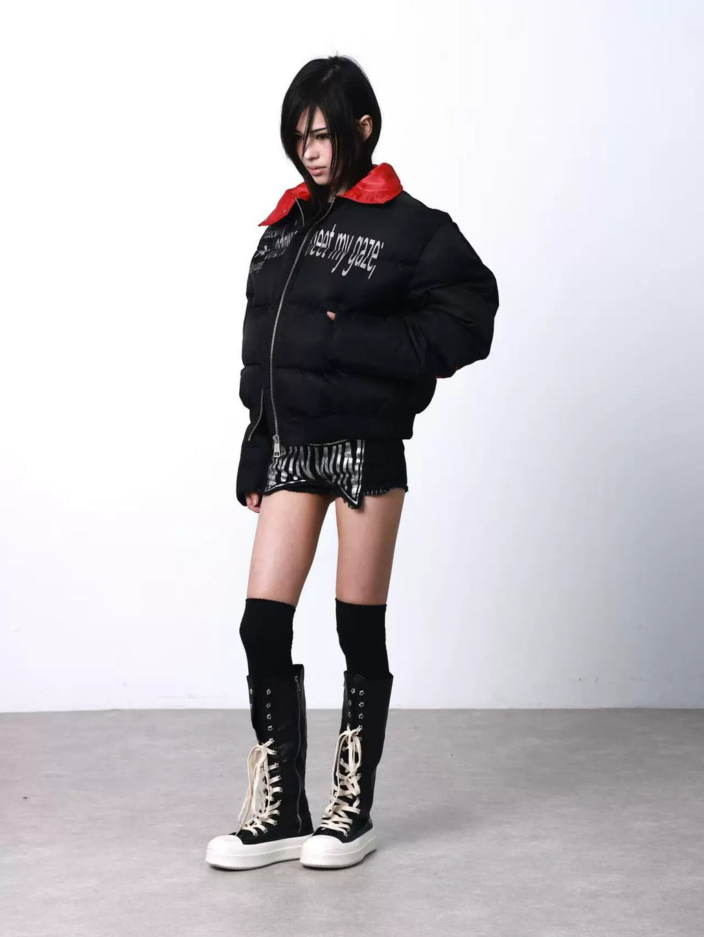 DETW Stand-up Collar Down Cotton Jacket