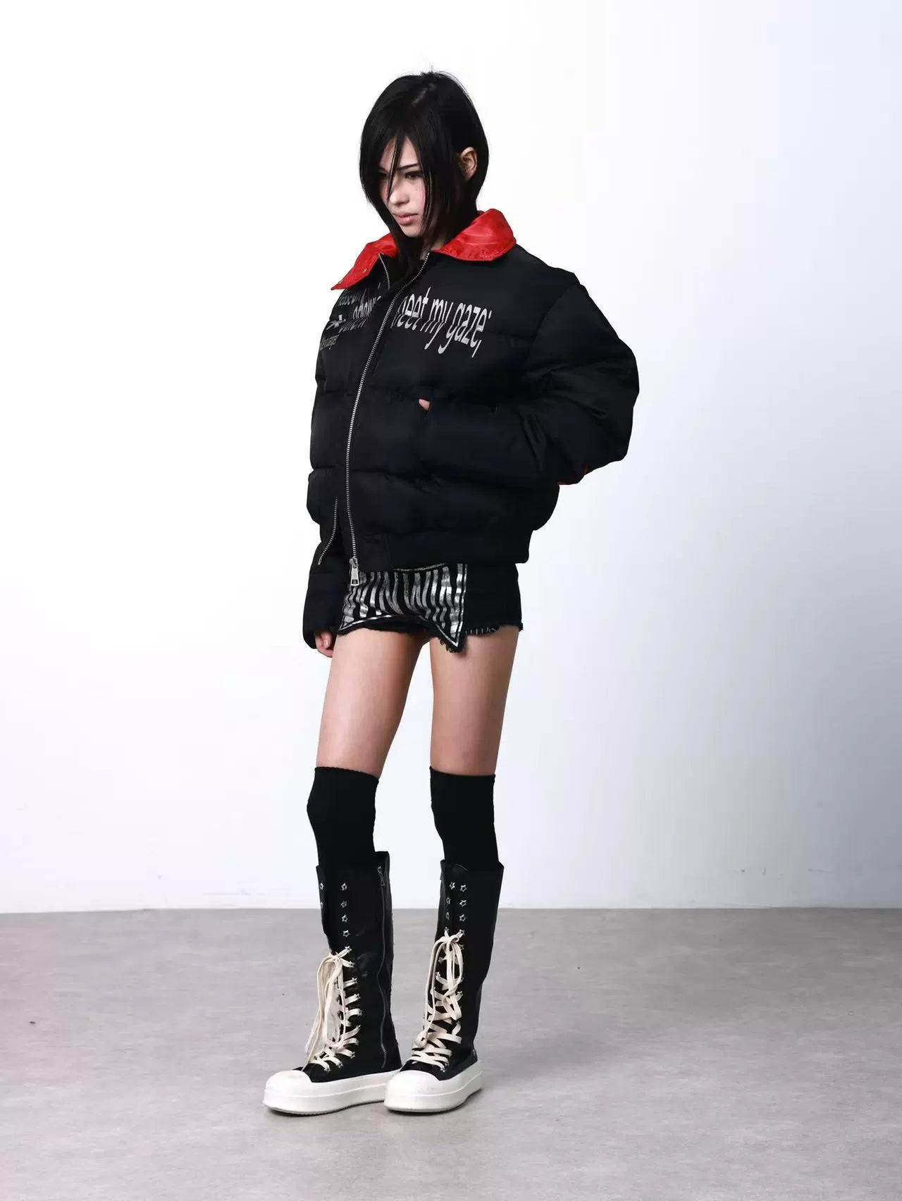 DETW Stand-up Collar Down Cotton Jacket